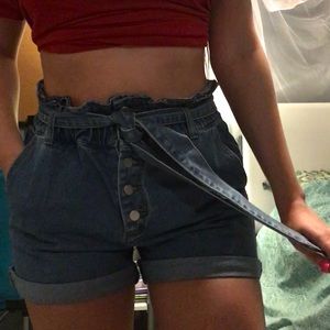 Forever 21 Shorts - New High-Waisted Paperbag Shorts Forever 21 Shorts - New High-Waisted Paperbag Shorts